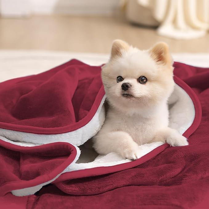 gogobunny Waterproof Bed Blanket, Reversible Sherpa Fleece Throw Blanket - Image 6