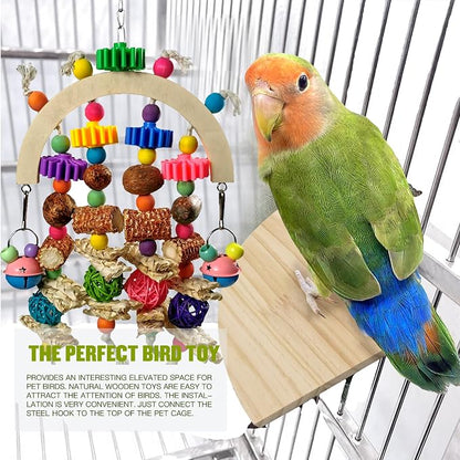 Bird Toys - Natural Corncob Wooden Mango Solid Chew Toys - Image 4