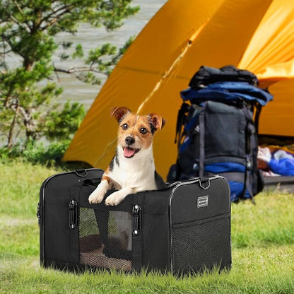 Petsfit 19x12x12 Pet Carrier for Large Cats, Soft-Sided Small Dog Travel Carrier - Image 9