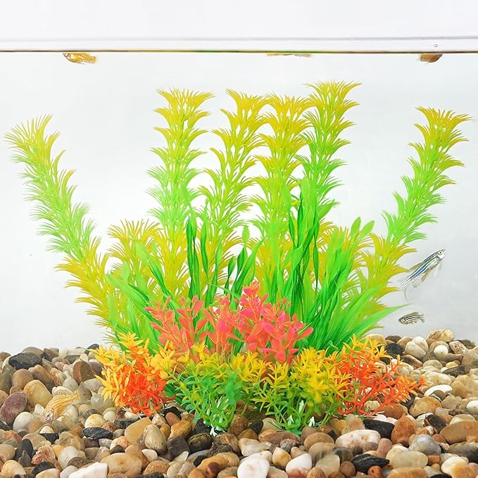 AQUANEAT Artificial Fish Tank Plants, Aquarium Decorations - Image 5