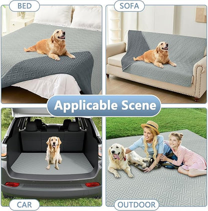 hyha Waterproof Dog Blanket, Soft Pet Bed Blankets, Waterproof Sofa Couch Cover - Image 6