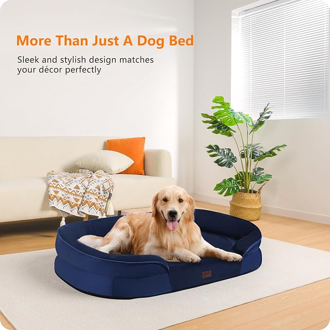 Dwanton Orthopedic Dog Bed for Large Dogs - Image 2