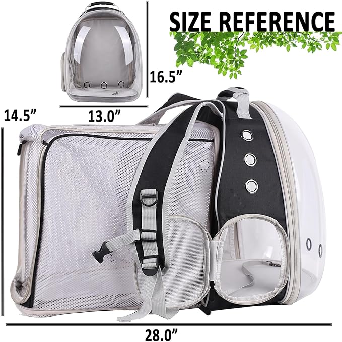 Square Back Extension Pet Backpack Carrier - Image 2