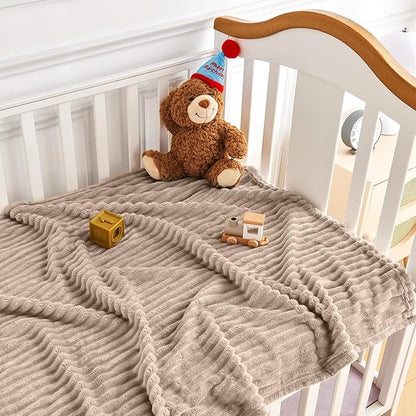 Soft Fleece Baby Blanket Ultra Cozy Baby Blankets - Image 2