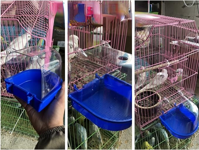 Bird Bath Cage, Cleaning Pet Supplies Bird Bathtub - Image 5