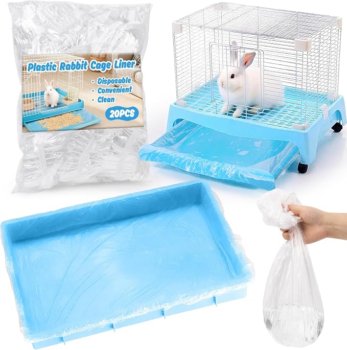 Clear Plastic Disposable Cage Liner by Unknown