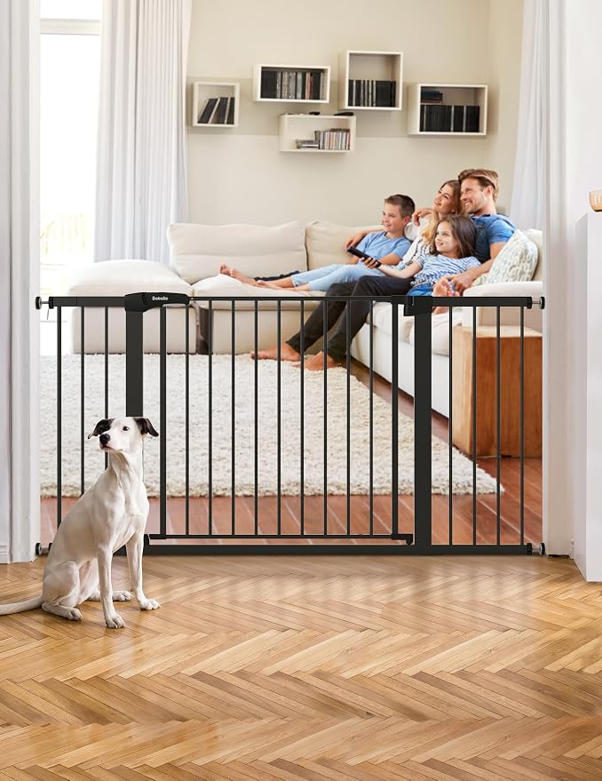 Babelio 36-57" Extra Wide Baby/Dog Gate, Auto Close - Image 2