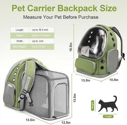 Expandable Cat Backpack, Cat Bubble Backpack Carrier - Image 4