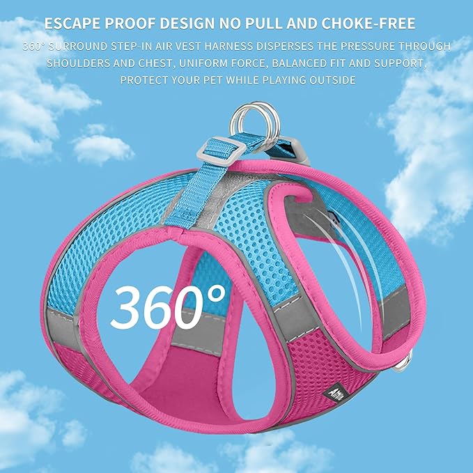 AIITLE No Pull Dog Harness and Leash Set, Step in Adjustable Dog Harness - Image 4