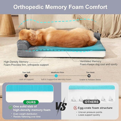 Orthopedic Dog Beds for Large Dogs, Memory Foam Dog Beds Large Sized Dogs - Image 5
