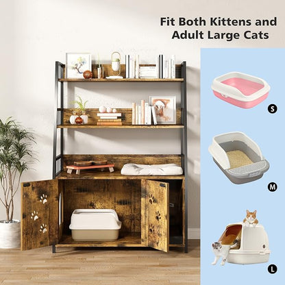 Recaceik Large Cat Litter Box Enclosure - Image 3