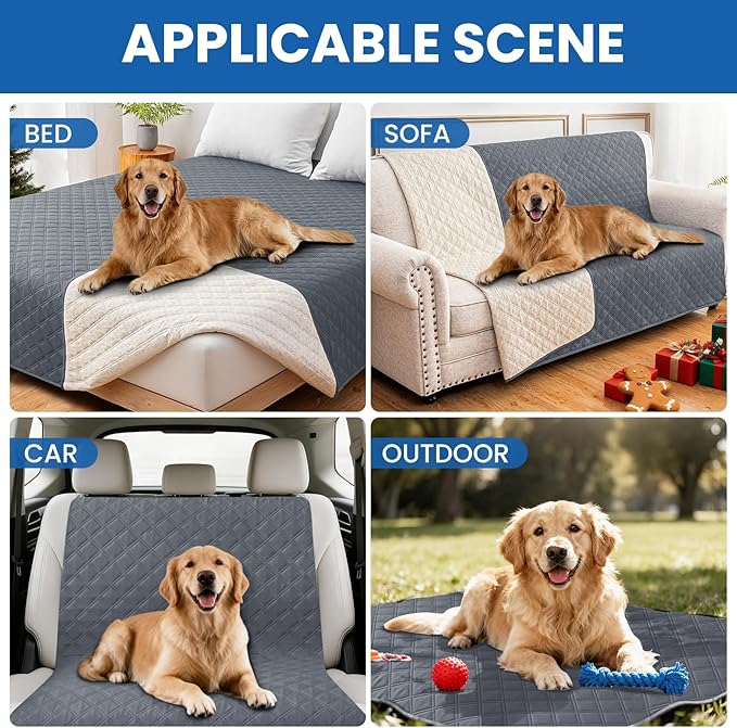 Waterproof Dog Bed Cover, Non-Slip Dog Blanket - Image 5