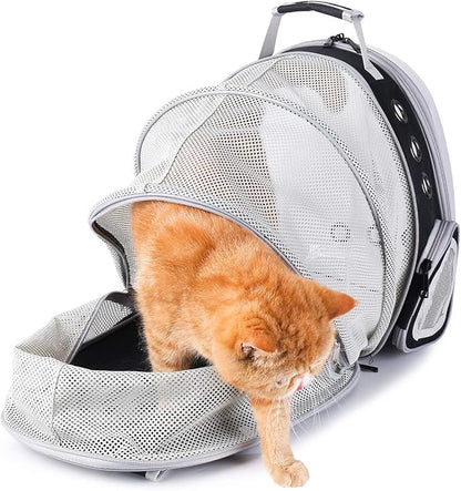 Lollimeow Cat Carrier Backpack, Expandable Bubble Pet Carrier - Image 8