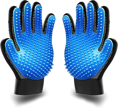 KENNELS & KATS Pet Grooming Gloves | Deshedding Glove by KENNELSKATS