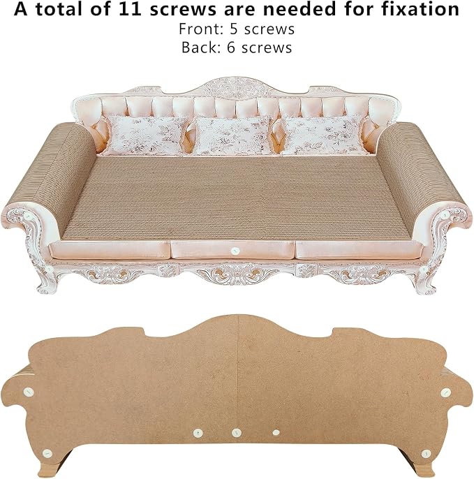 Extra Large Sofa Shaped Cat Scratcher Bed - Image 3