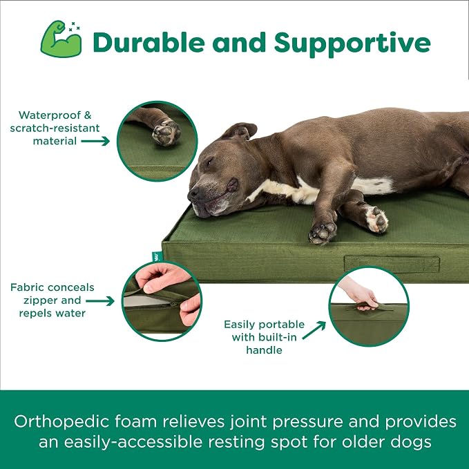 FurHaven Cooling Dog Bed – Medium Foam Mattress - Image 7