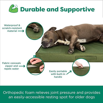 FurHaven Cooling Dog Bed – Medium Foam Mattress - Image 7