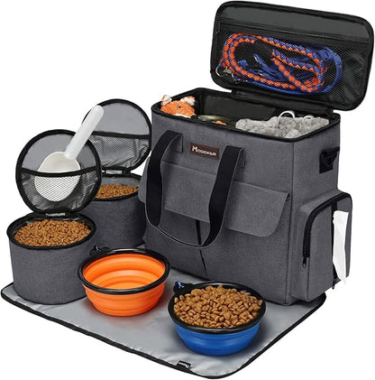 Modoker Airline Approved Pet Travel Bag, Weekend Dog Travel Set - Image 7