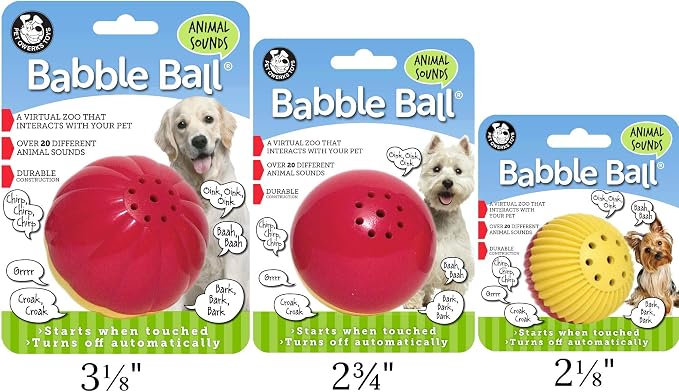 Pet Qwerks Animal Sounds Babble Ball - Image 5