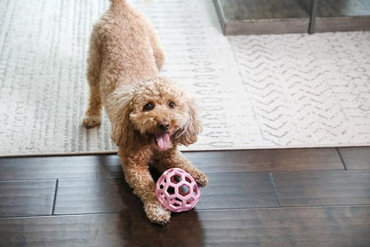 JW Pet HOL-ee Roller™, Dog Toy Puzzle Ball, Natural Rubber - Image 7
