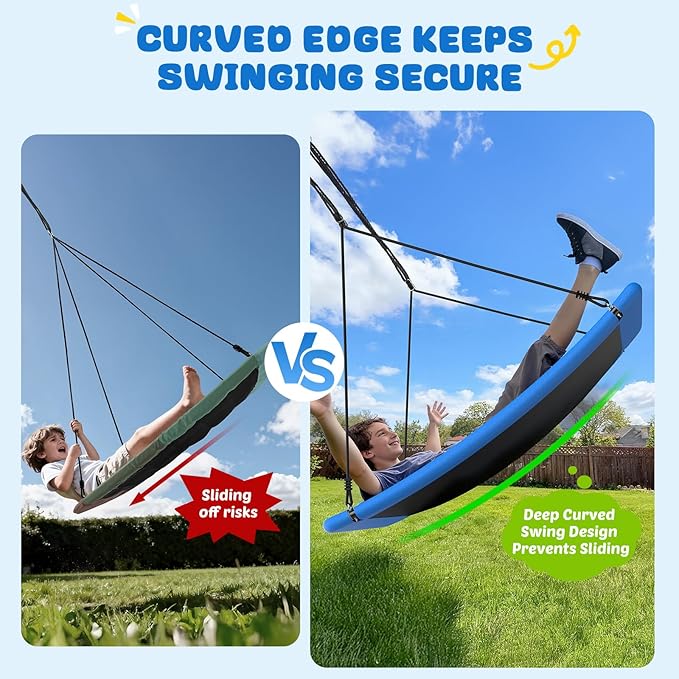 Trekassy 700lb Giant 60" Skycurve Platform Tree Swing - Image 5