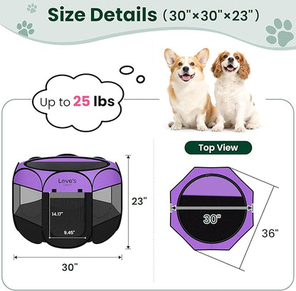 Love's cabin Pet Puppy Dog Playpen, Medium Dog Tent Crates Cage Indoor/Outdoor - Image 3