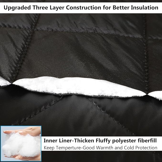 Reversible Wide Magnetic Thermal Insulated Door Curtain - Image 3