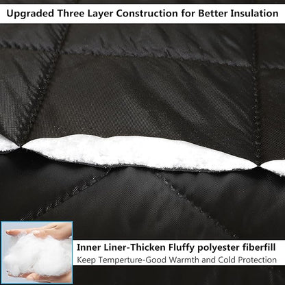 Reversible Wide Magnetic Thermal Insulated Door Curtain - Image 3