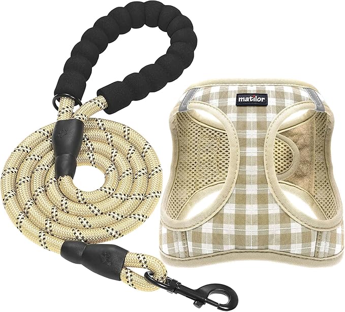 Dog Harness Step-in Breathable Puppy Cat Dog Vest Harnesses by matilor