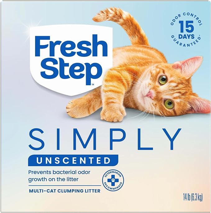 Fresh Step Simply Unscented Clumping Litter, Fresh Step Unscented Cat Litter - Image 11