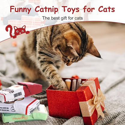 Nocciola 3 Pack Catnip Toys for Cats, Funny Cat Toys Filled - Image 7