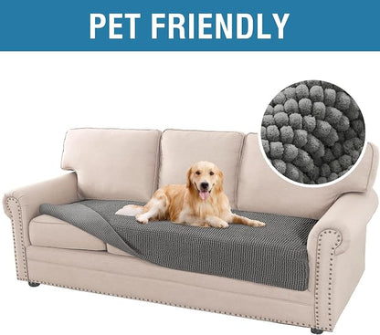 H.VERSAILTEX Plush Chenille Dog Bed Cover Thick Soft Sofa Cover - Image 2