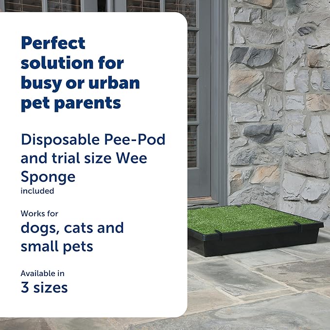 PetSafe Pet Loo Indoor Pet Toilet, Portable Dog Potty Station, Grass Pad Tray - Image 6