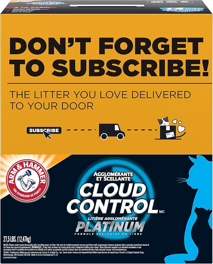 ARM & Hammer Cloud Control Platinum Clumping Cat Litter Odor Control, 27.5 lbs. - Image 2