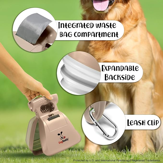 DogBuddy Pooper Scooper, Portable Dog Pooper Scooper, Poop Scooper - Image 4