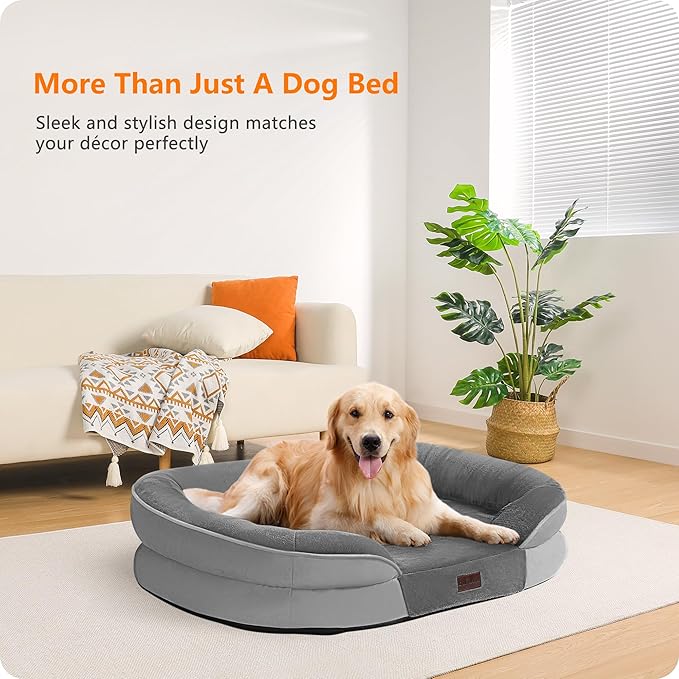 Dwanton Orthopedic Dog Bed for Large Dogs - Image 2