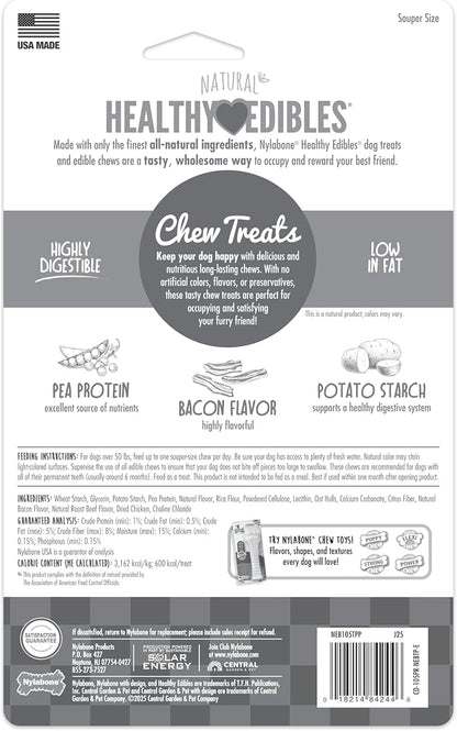 Nylabone Healthy Edibles Natural Dog Chews, Long Lasting Bones - Image 9