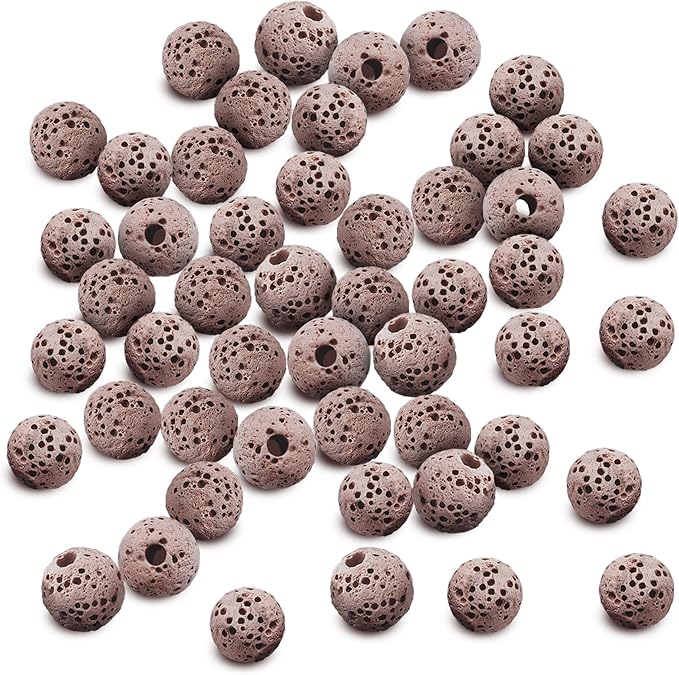SunGrow 50 Pumice Beads for Betta Fish, Volcanic Lava Rocks for Filtration - Image 2