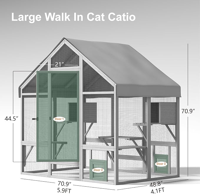 Cat Catio - Large Outdoor Catio Enclosure - Image 3
