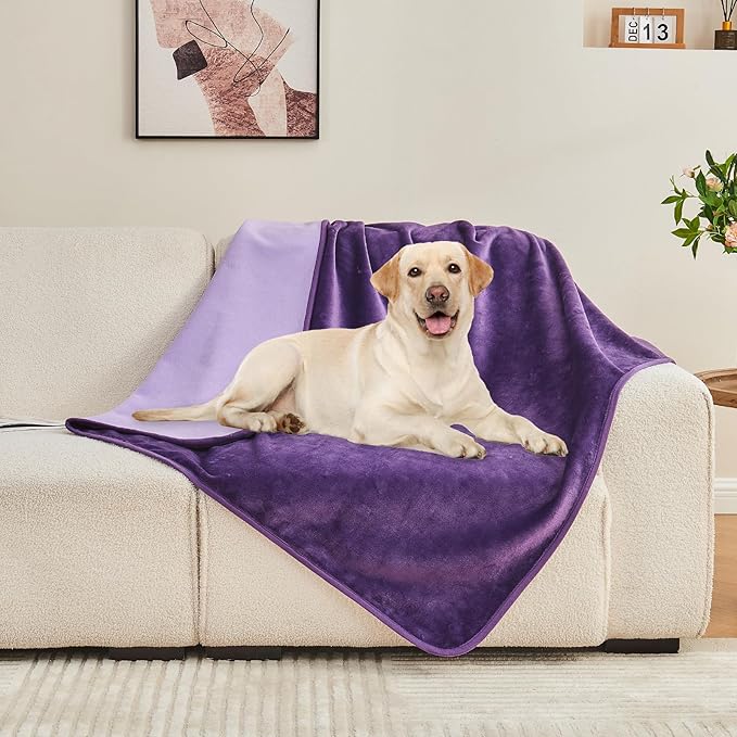 Waterproof Blanket 80"x90" for Adults, Reversible Waterproof Bed Cover for Dogs - Image 6