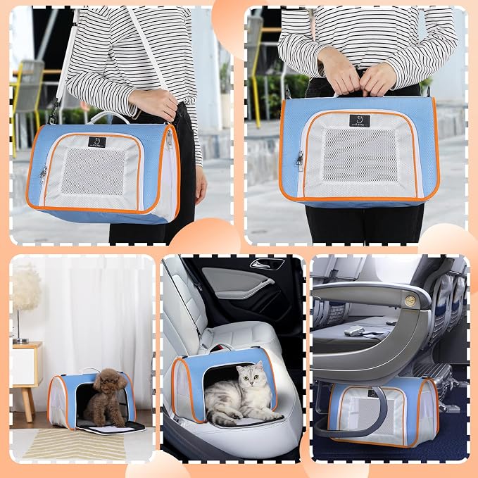 A 4 Pet Cat Carrier, Airline Approved Pet Carrier - Image 7