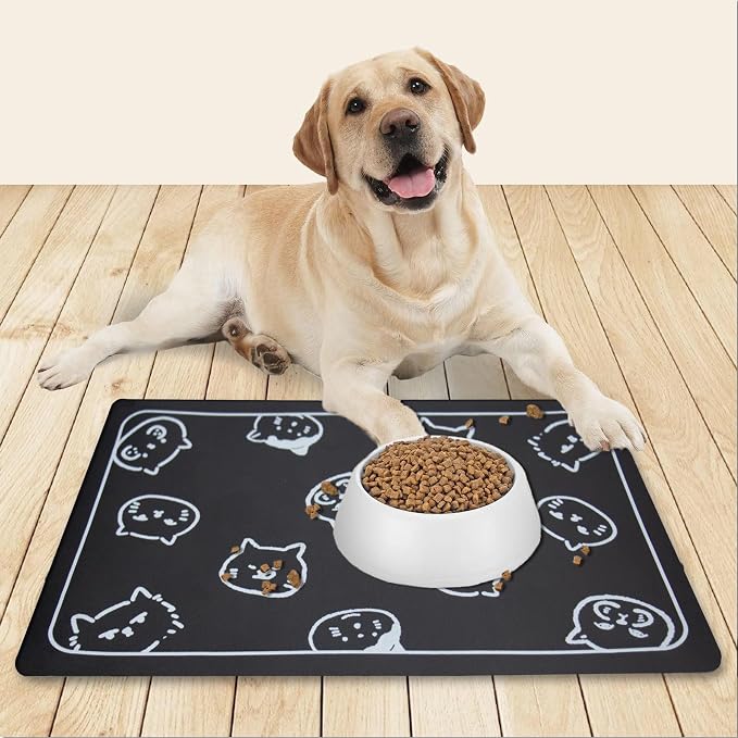 YCT Cat Food Mat for Pet Dog Food Mat, Cat Mat for Food and Water, Cat Feeding - Image 8