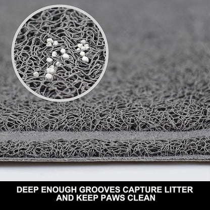 Pet Feeding Mat for Small Dogs and Cats 24" x 16" Flexible and Waterproof Dog - Image 2