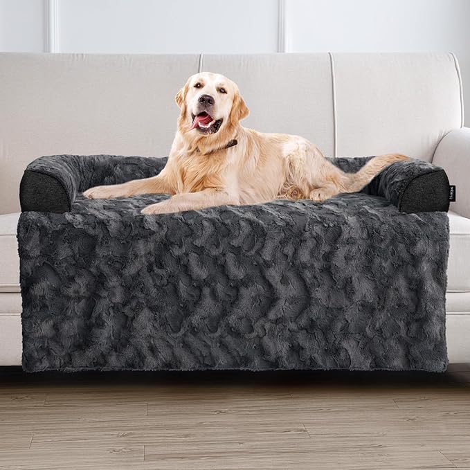 Calming Extra Large Dog Bed for Couch, 45 x 37 inch Removable Couch Cover for by blunique