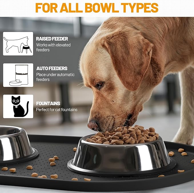 Hubulk 100% Waterproof Silicone Pet Feeding Mat - Image 6