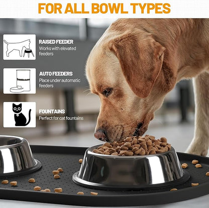 Hubulk 100% Waterproof Silicone Pet Feeding Mat - Image 6