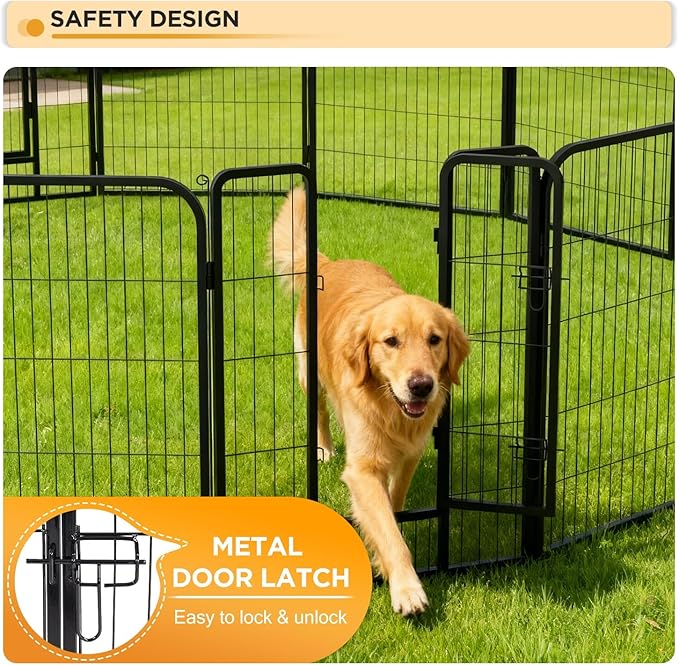 BestPet Indoor Dog Playpen, 40inch 16 Panels Dog Pen Fence Outdoor Pet Playpen - Image 4
