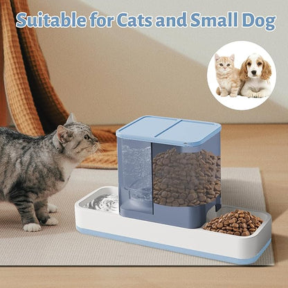 Yummy Sam Automatic Small Pet Feeder and Water Dispenser, 2 in 1 Gravity Cat - Image 7