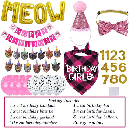 STMK Cat Birthday Party Supplies - Image 3