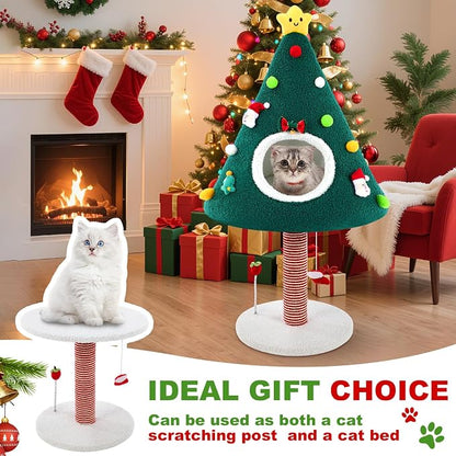 36.6 Inch Christmas Cat Tower - Image 3